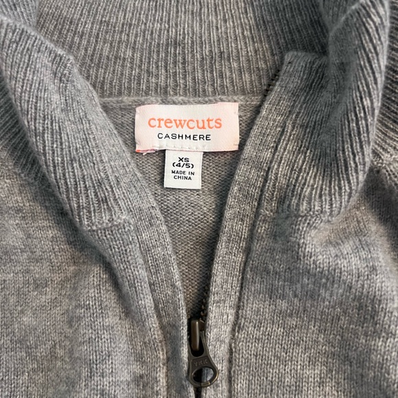 New Crewcuts Kids' cashmere half-zip sweater - Picture 3 of 5